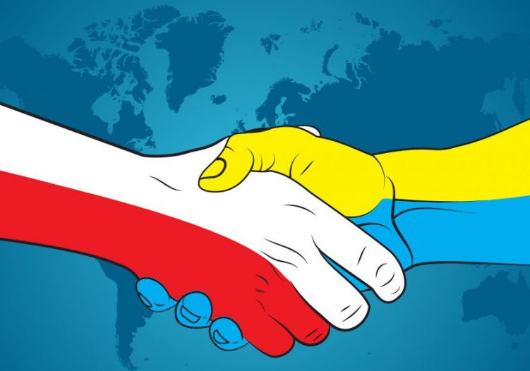 podanie rąk Polska Ukraina